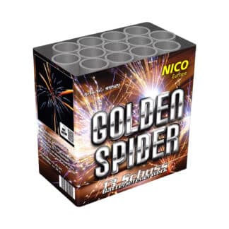 Classic Line Batteriefeuerwerk - Golden Spider, 13 Schuss