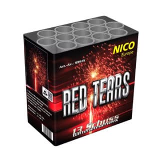 Classic Line Batteriefeuerwerk - Red Tears, 13 Schuss