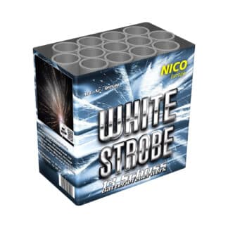 Classic Line Batteriefeuerwerk - White Strobe, 13 Schuss