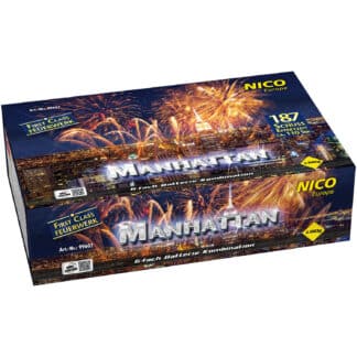 Verbundfeuerwerk- Manhatten 187 Schuss