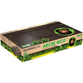 Grüne Linie Verbundfeuerwerk - Arche Nico