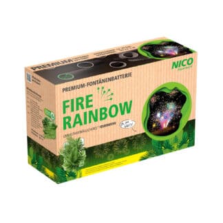 Grüne Linie Fire Rainbow 8er Fontänenbatterie