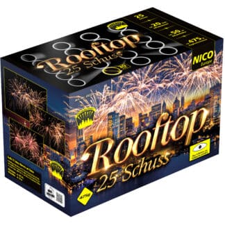 Classic Line Batteriefeuerwerk - Rooftop, 25 Schuss