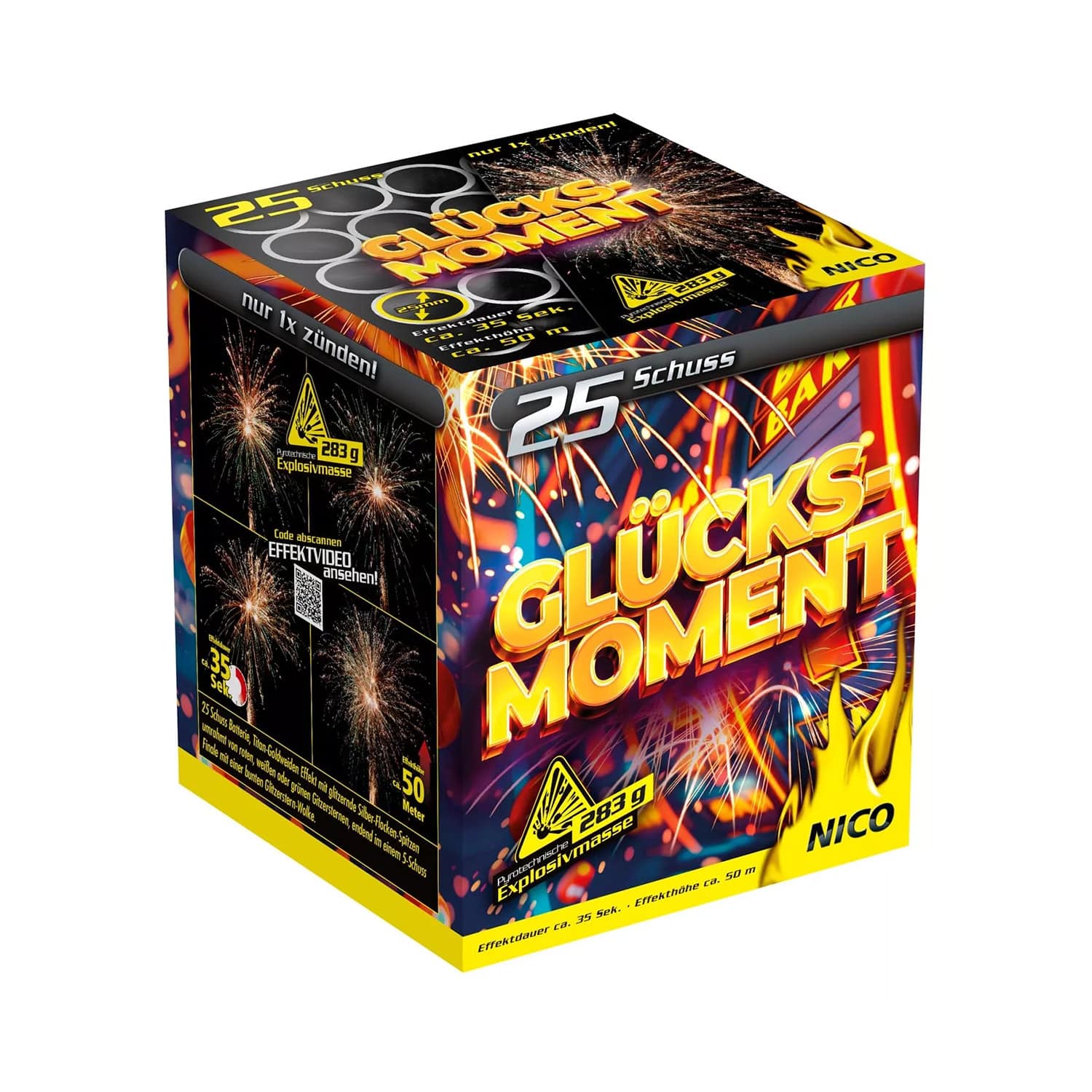 Classic Line Batteriefeuerwerk - Glücksmoment, 25 Schuss