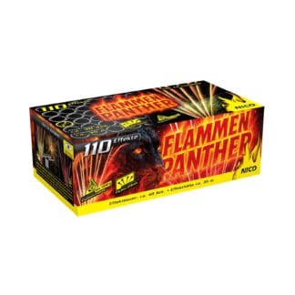 Classic Line Batteriefeuerwerk - Flammen Panther, 110 Schuss