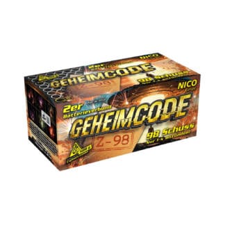 Classic Line Batteriefeuerwerk - Geheimcode Z-98, 98 Schuss